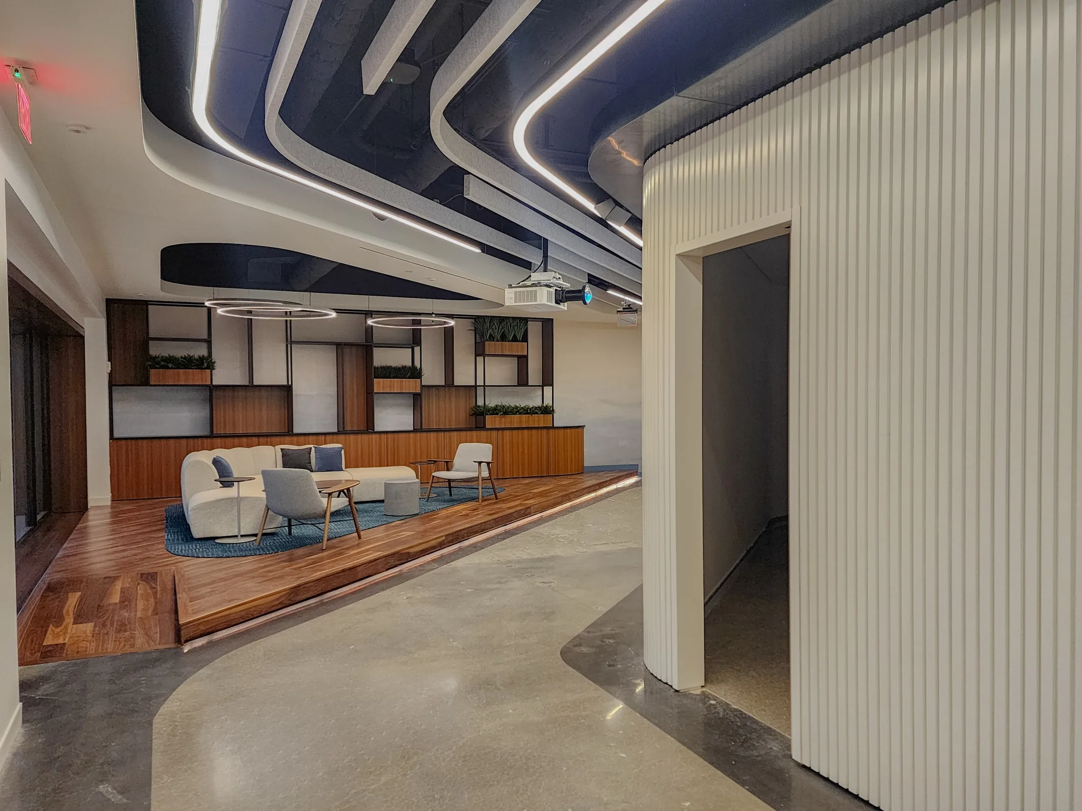 Booz Allen custom millwork project