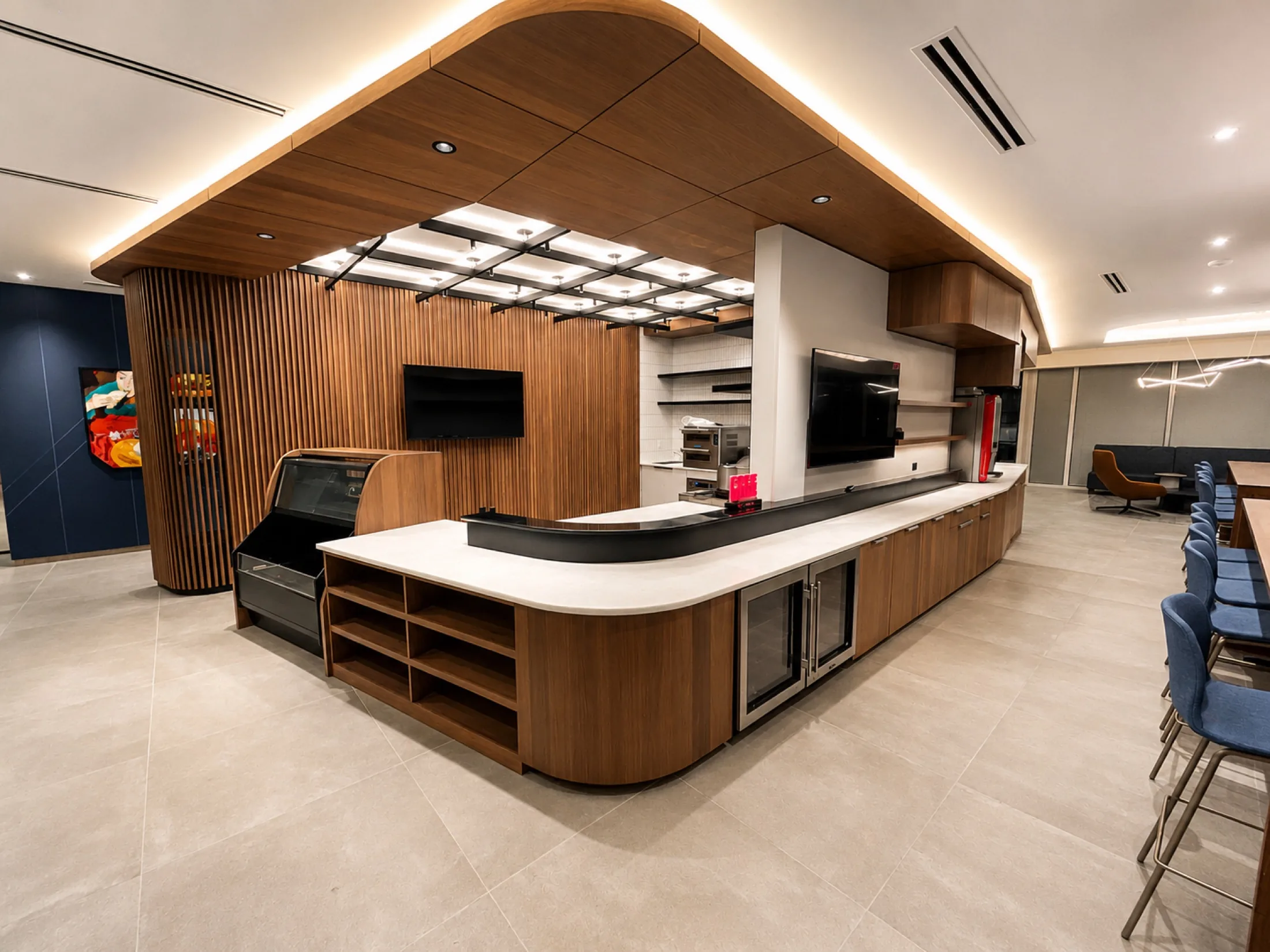 Roark Capital millwork project
