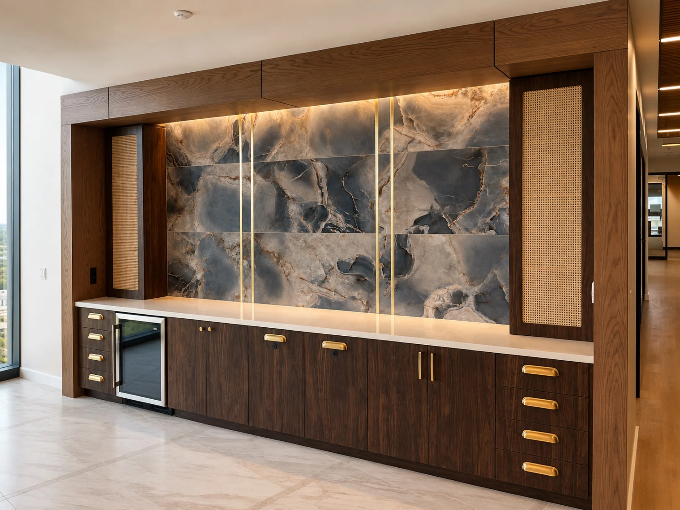 Womble Bond Dickenson custom millwork project